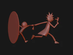 Rick ve Morty 3D Baskı Modeli
