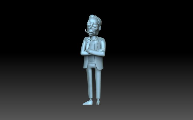 Elon Tusk 3D Print Model .c4d .max .obj .3ds .fbx .stl .blend 