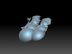 Snowman 3D Baskı Modeli