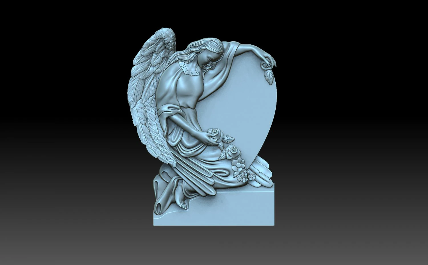Angel 3D Print Model .c4d .max .obj .3ds .fbx .stl .blend 
