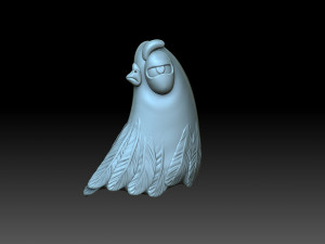 Pigeon 3D Print Model