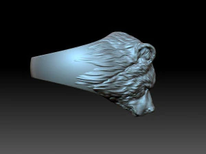 Ring bear 3D Print Model