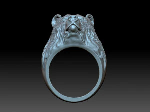 Ring bear 3D Print Model