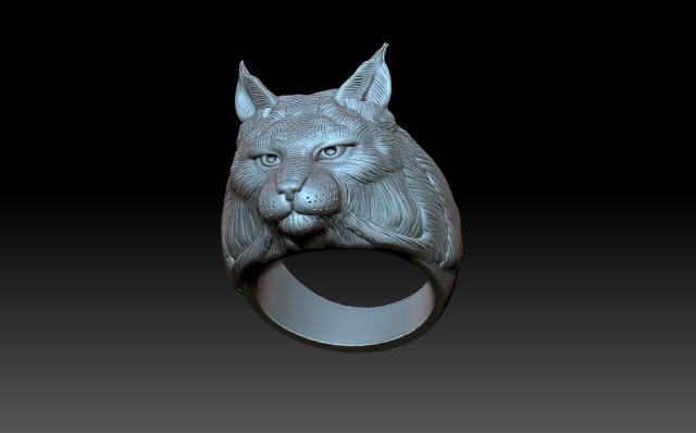 Ring Lynx Modello di stampa 3D .c4d .max .obj .3ds .fbx .stl .blend 
