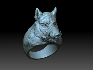 The Boar Ring Modelo de impresión 3D