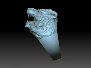 Tiger ring Modello di stampa 3D