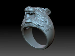 Tiger ring 3D Print Model
