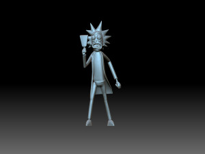 Rick 3Dプリントモデル