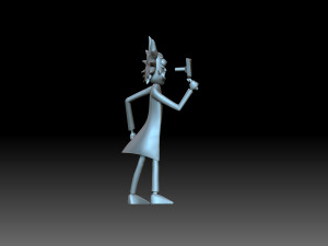 Rick 3Dプリントモデル