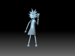Rick 3Dプリントモデル