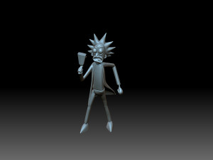 Rick 3Dプリントモデル