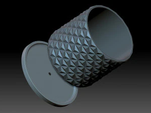 Geodetic Planter 3D Print Model