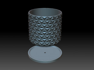 Geodetic Planter Modèles 3D en vedette