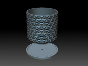 Geodetic Planter 3D Print Model