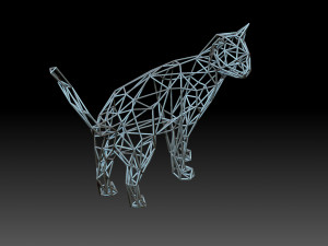 Cat 3D Print Model