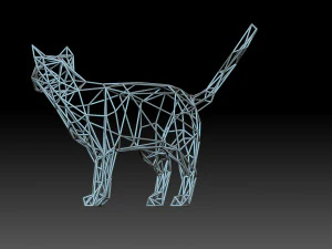 Cat 3D Print Model