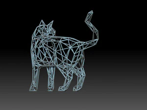 Cat 3D Print Model