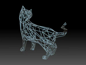 Cat 3D Print Model