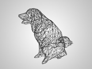 Dog 3Dプリントモデル
