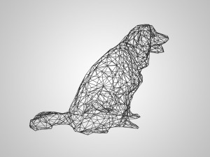 Dog 3D-Druckmodell