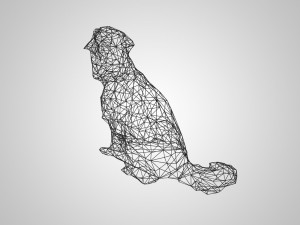 Dog 3D-Druckmodell