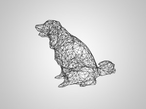 Dog 3D-Druckmodell