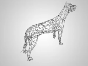Dog 3D Print Model