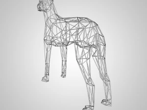 Dog 3D Print Model