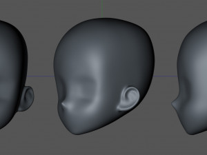 Head doll 3D 打印模型