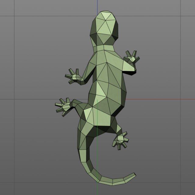 Lizard Model do druku 3D .c4d .max .obj .3ds .fbx .stl .blend 