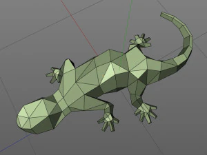 Lizard 3D Print Model