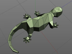 Lizard 3D Print Model