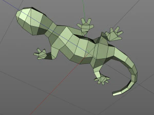 Lizard 3D Print Model
