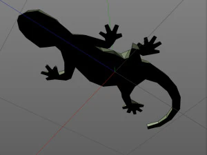 Lizard 3D Print Model