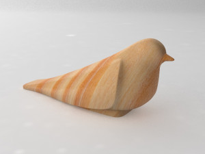 Stylized bird 3D Print Model