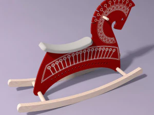 Fotel bujany Model 3D