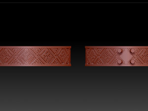 Two rings Model Cetak 3D