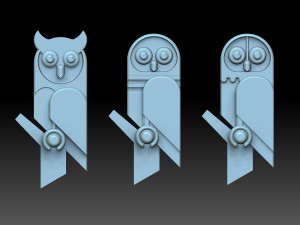 Owls 3D Baskı Modeli