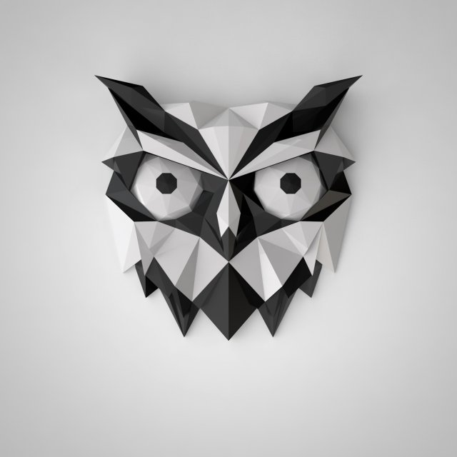 Owls head Modèles 3D en vedette .c4d .max .obj .3ds .fbx .stl .blend 