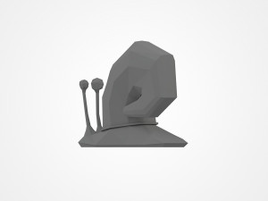 Low poly snail 3D-Druckmodell