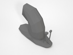 Low poly snail 3D-Druckmodell