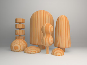 Trees Model Cetak 3D