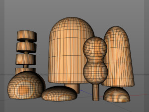 Trees Model Cetak 3D