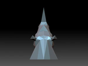 Low poly rhino 3D Print Model