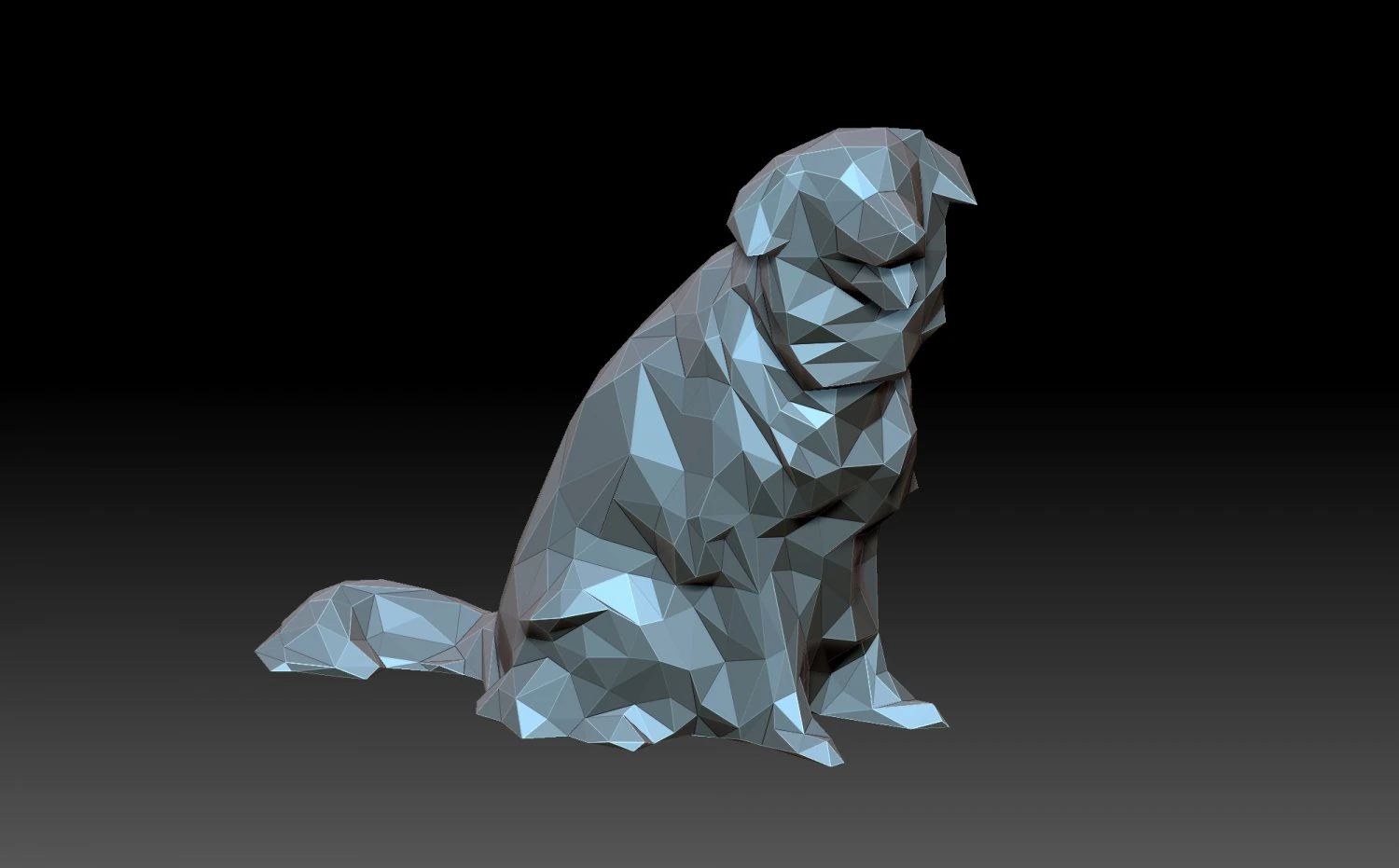 Labrador 3D Print Model .c4d .max .obj .3ds .fbx .stl .blend