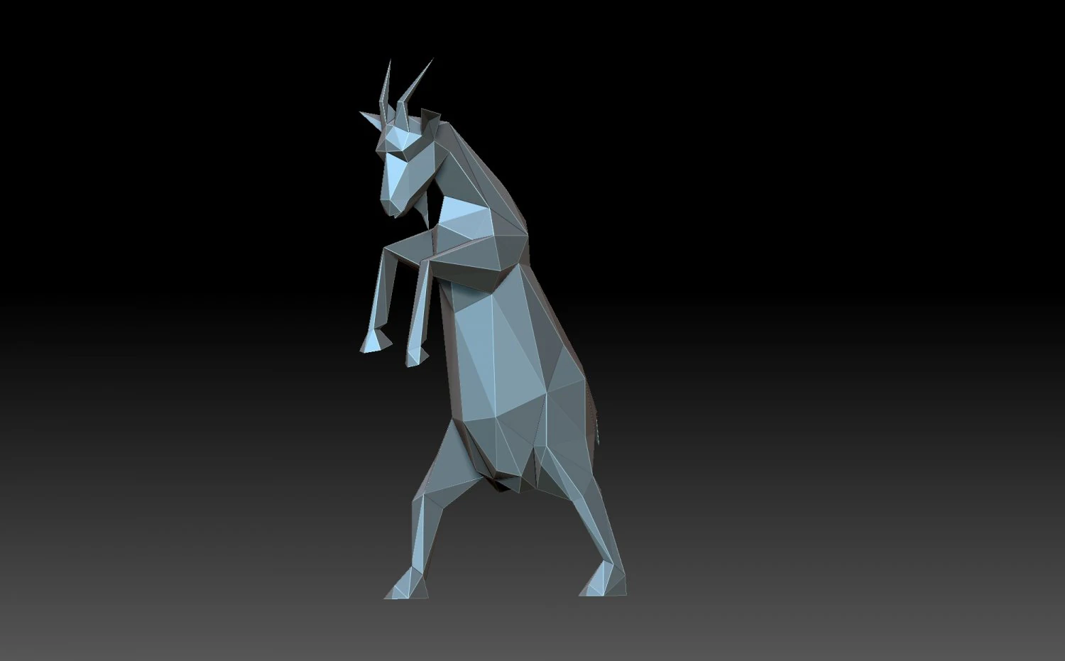 Goat 3D Print Model .c4d .max .obj .3ds .fbx .stl .blend 