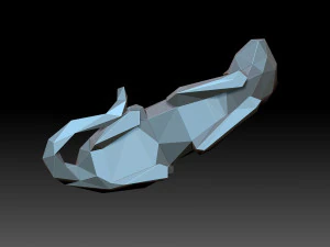 Low poly cat 3D Print Model