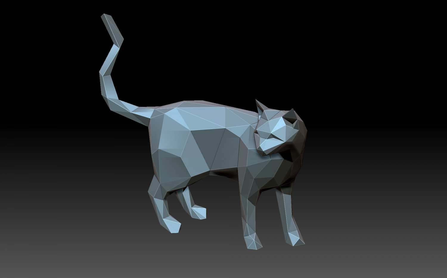 Free STL file cat it 🐱・3D printable model to download・Cults