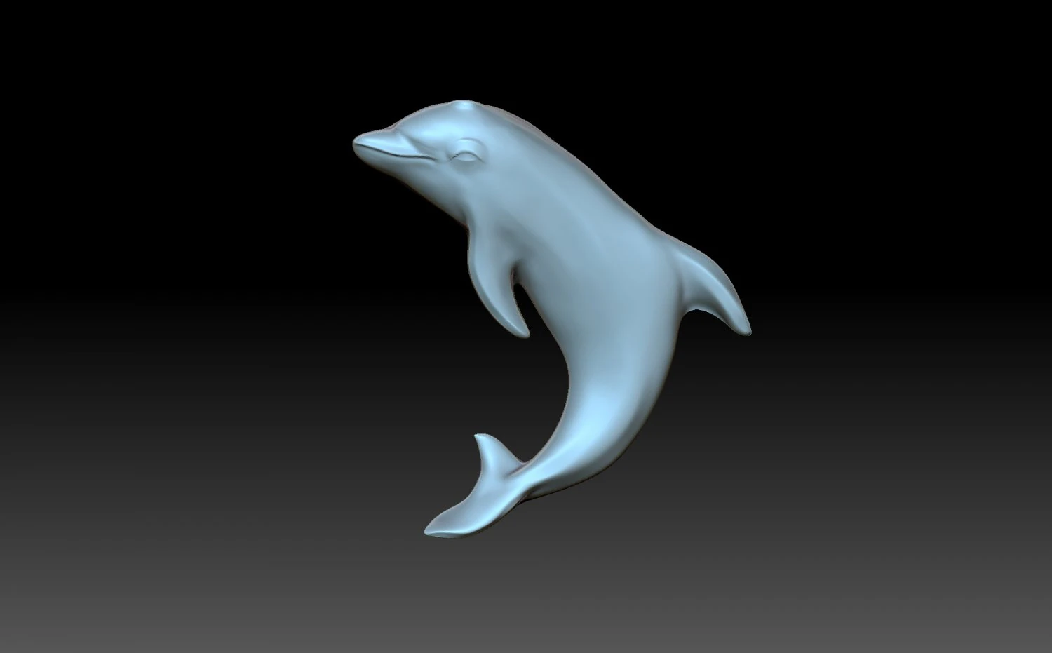 Dolphin 3D Print Model .c4d .max .obj .3ds .fbx .stl .blend 