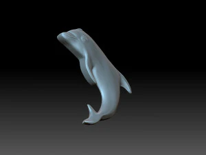 Dolphin 3D Print Model